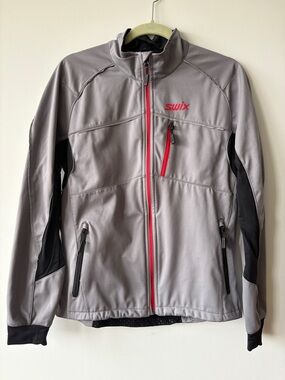 Swix Men's Grey Softshell Training Jacket